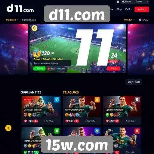 Plataforma D11.com apresenta novas funcionalidades para jogadores