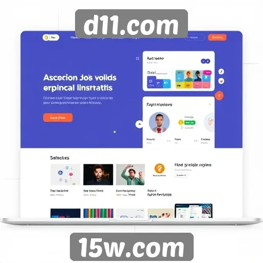 navegação intuitiva no site d11.com
